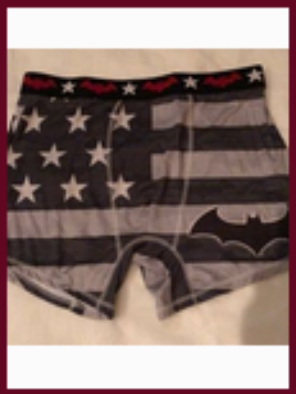 Boxer brief Batman mens new size XL 90% polyester 10% spandex Briefly Stated